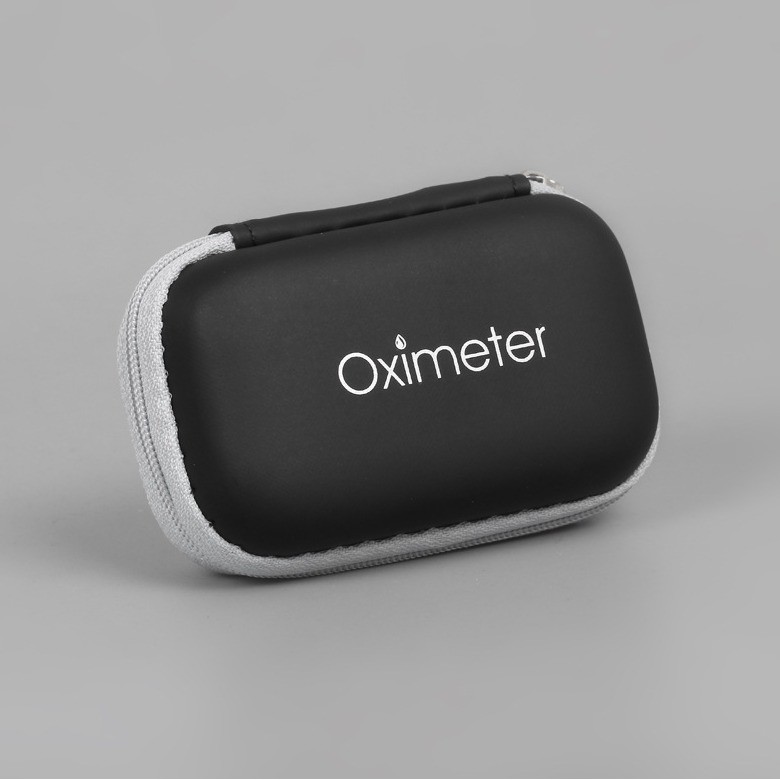 Tas Oximeter tas pelindung Tas Penyimpanan Oximeter Bahan Eva Netral Dengan Resleting Zipper - 44016