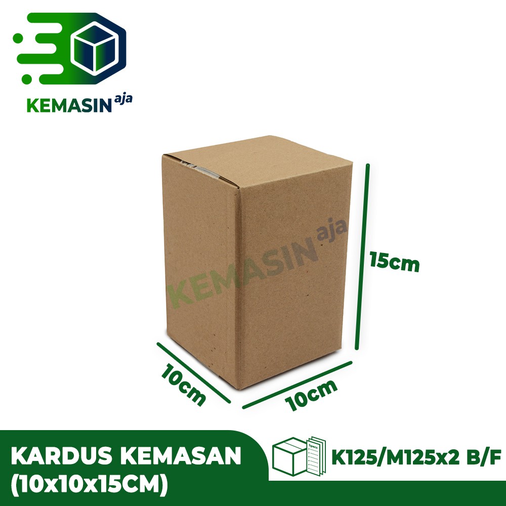 

Box Kardus Polos / Packaging Serbaguna Dimensi 10x10x15 cm
