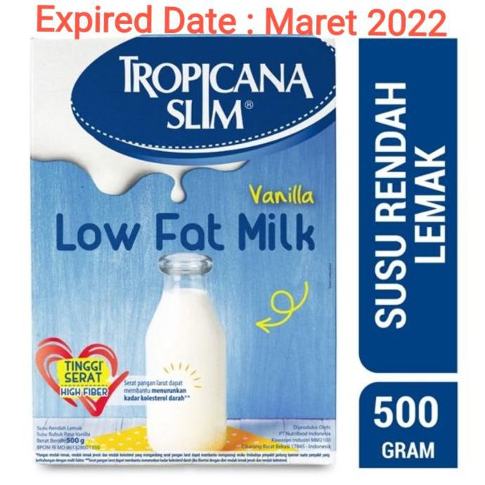 

[[BISA COD]] Susu Tropicana Slim Low Fat Vanilla 500 gram TERLENGKAP Kode 1137