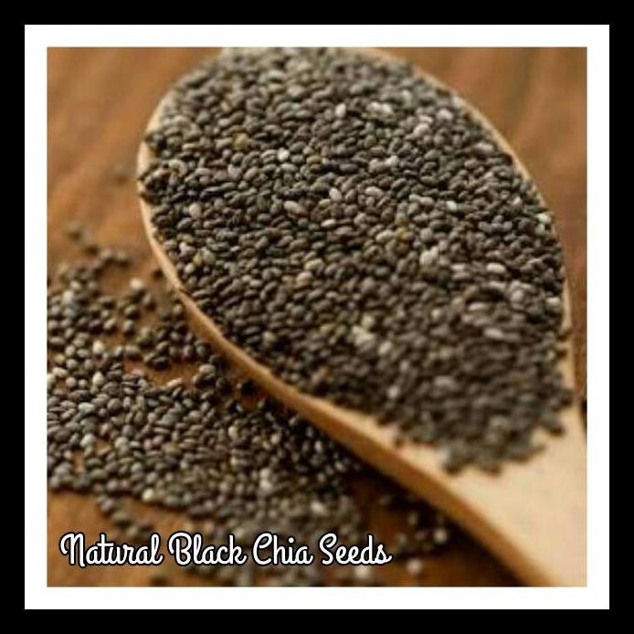 

STOK BARU! NATURAL BLACK CHIA SEEDS 250 GRAM MURAH