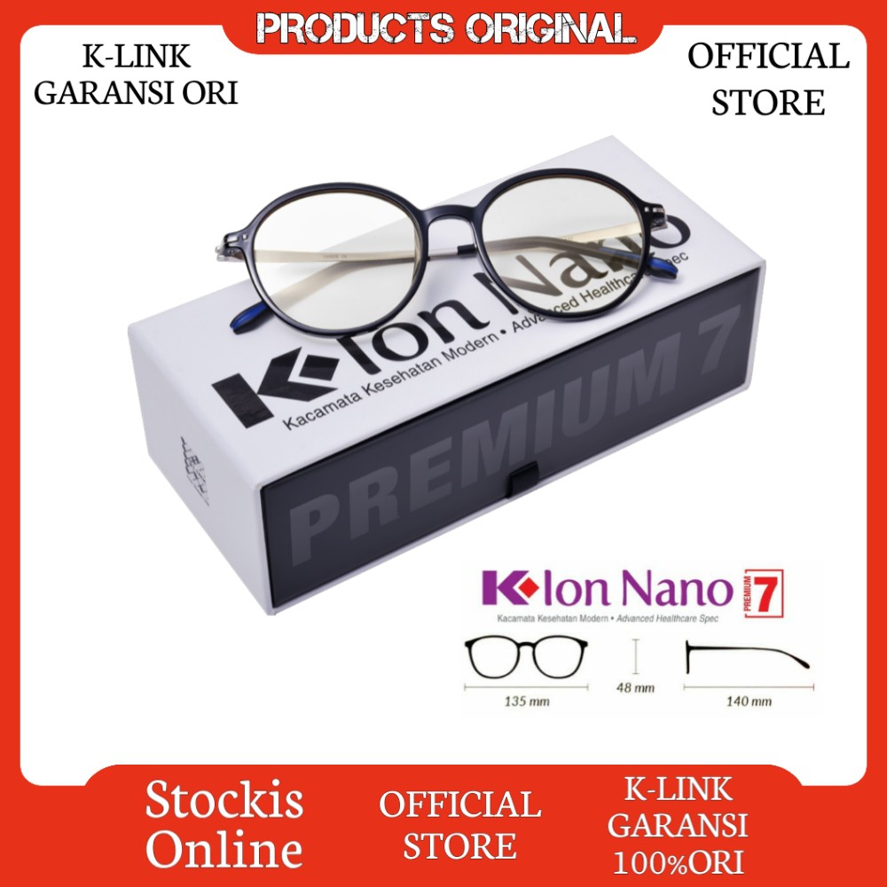 K-ION NANO PREMIUM 7 K LINK ORIGINAL KACAMATA TERAPI KESEHATAN PRIA WANITA