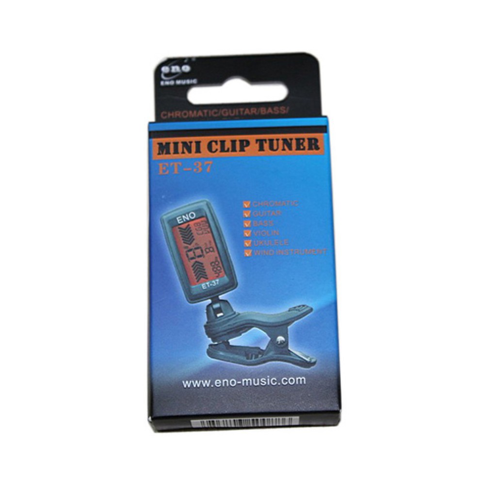 Tuner Guitar Eno ET-37 Clip-on Tuning for Gitar, Bass, Ukulele