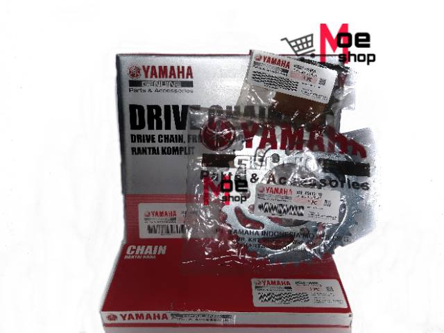 Drive Chain Kit Gear Gir Rantai Paket Vega R New 2006 Asli Yamaha Orisinil 3S0-W001A-10 Ori Original