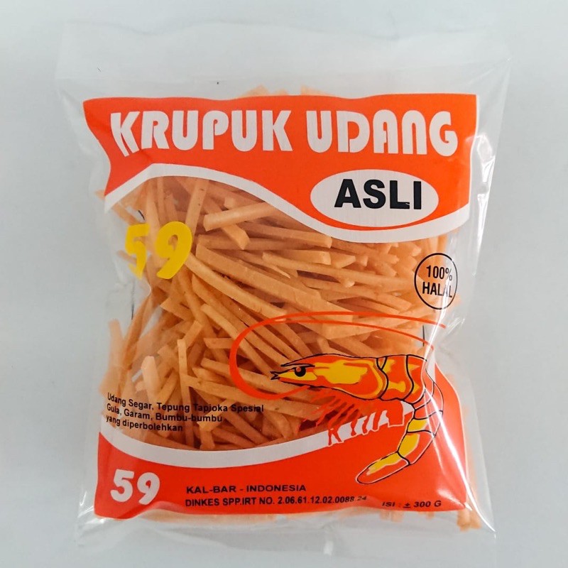 

Kerupuk Udang Stik 59 Asli 300Gram