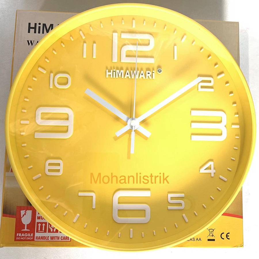 Jam Dinding Mewah Modern Minimalis HIMAWARI 30 cm / Wall Clock Himawari 12 inch