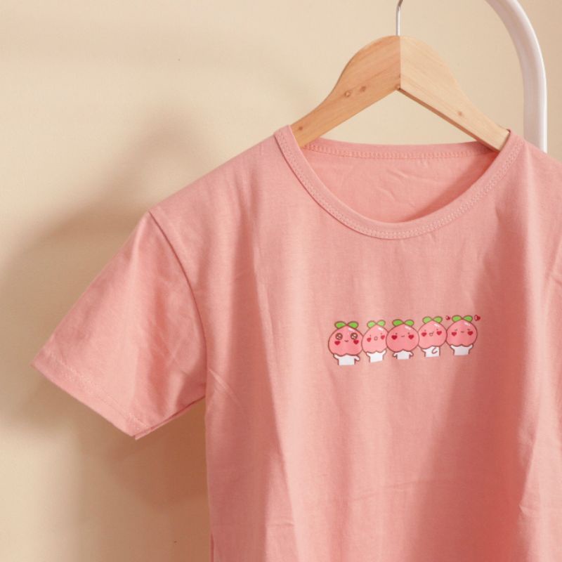 Kaos Wanita Oversize - DUSTY PINK / PEACH / ROSE EDITION