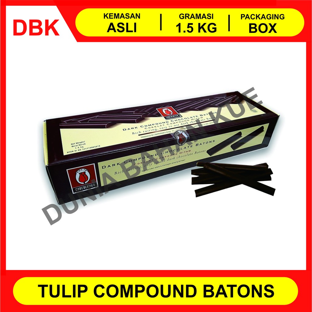 

COKLAT STICK TULIP COKELAT STIK TULIP DCC BATONS 1.5 KG