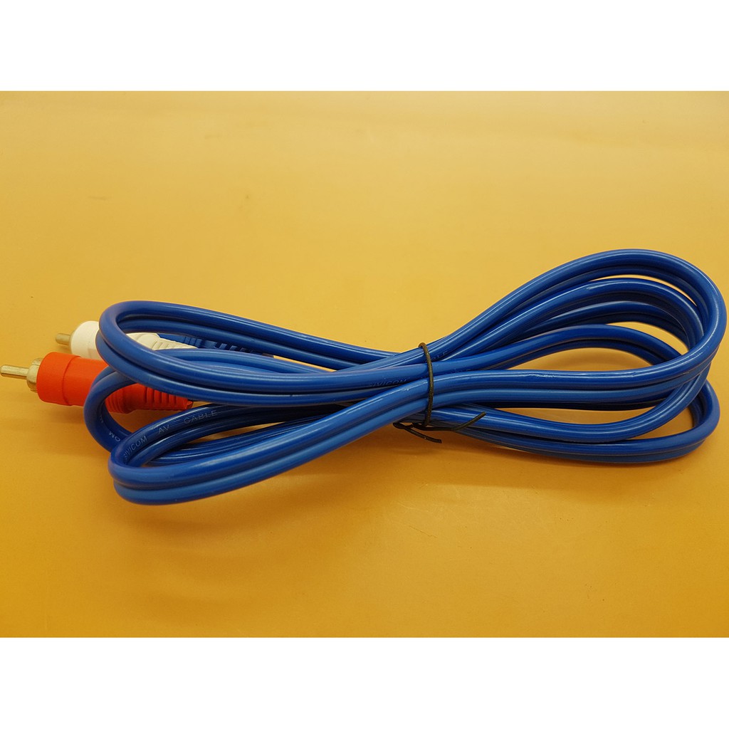 SIVICOM 1.5m mini stereo 3.5mm to 2 rca male / HP ke Speaker