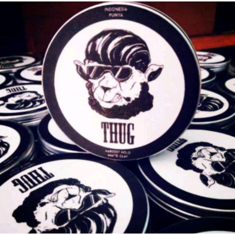 Buy 2 Get 1 Thug Pomade Clay Pelurus Rambut Anti Kusut Dan Bergelombang