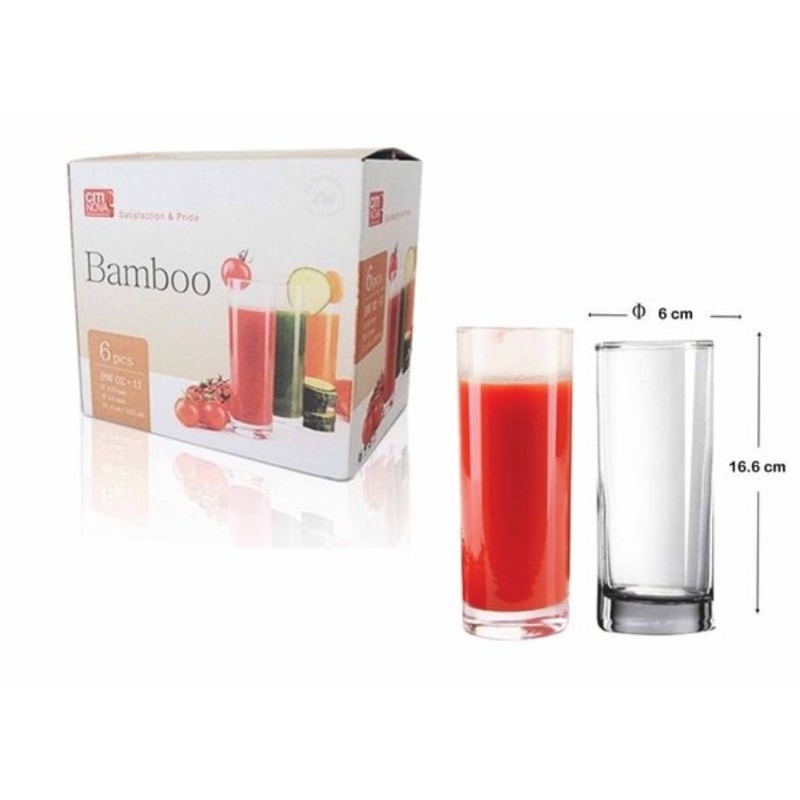 CITINOVA- BAMBOO / GELAS BIR/ GELAS JUS/ GELAS SIRUP/ GELAS KOPI