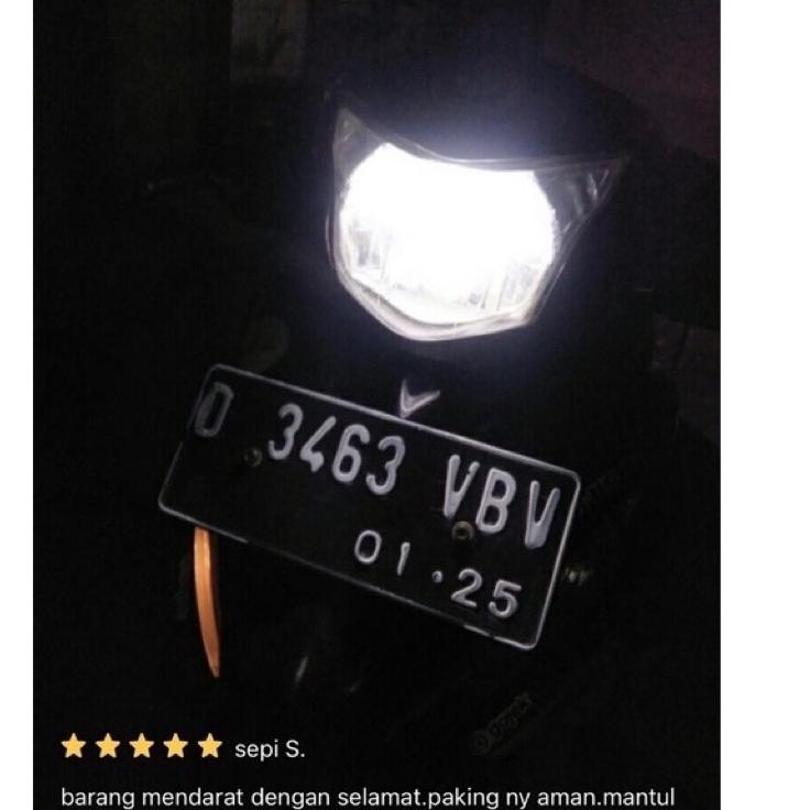 Good Product LAMPU LED AC DC H6 12MATA 2SISI H6 BHOLAM DEPAN UTAMA MOTOR H6 AC DC 12MATA wdpe -2