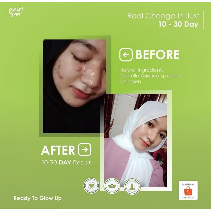 Green Glow Mask (100% ORI) bisa COD-3