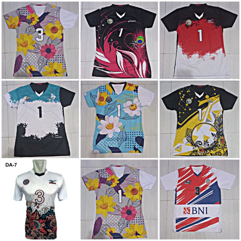 COD baju jersey voli volly cewe cowo bahan tebal / baju jersey voli volly BNI new 2022 / baju jersey