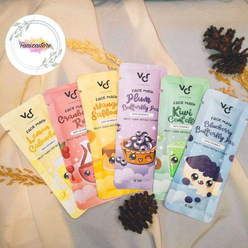 [FREE GIFT] VICHIRA MASK / Vichira Masker Organik 15 gram