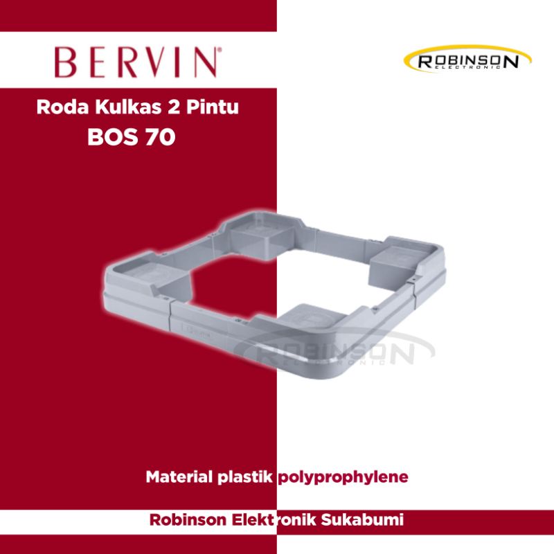 Roda kulkas 2pintu Bervin BOS 70