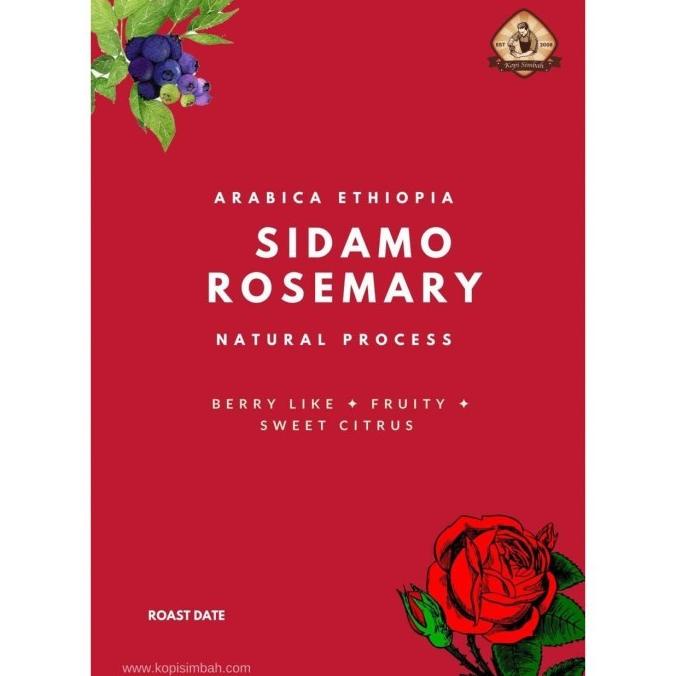 

ARABIKA ETHIOPIA SIDAMO ROSEMARY 1 KG ROASTED ARABICA COFFEE BIJI KOPI FBFG63546