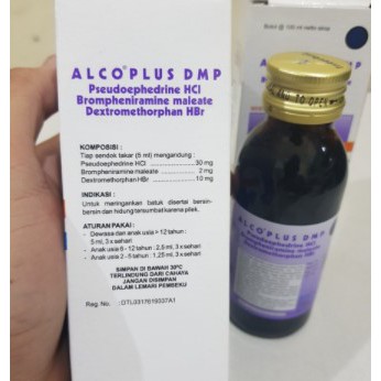 Obat Batuk Flu Pilek Hidung Tersumbat Batuk Kering Gatal Tenggorokan Ampuh Alco Plus Dmp Sirup 100ml Shopee Indonesia