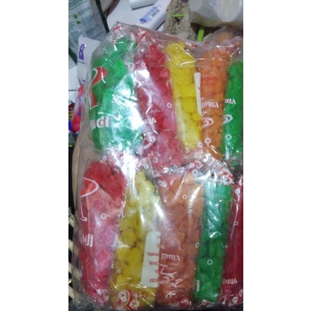 Socade merk Vindi Vindi / Sukade / Mix peel / Buah Kering Warna Warni Merah, Kuning, Hijau, Orange (30 gram)