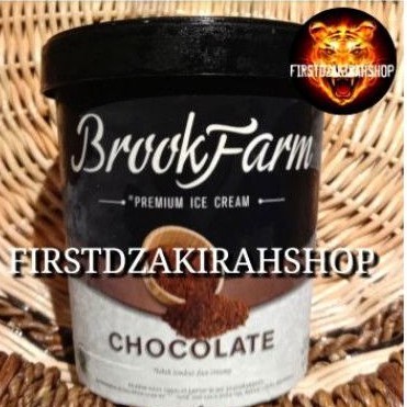 

Brookfarm chocolate premium ice cream 473ml