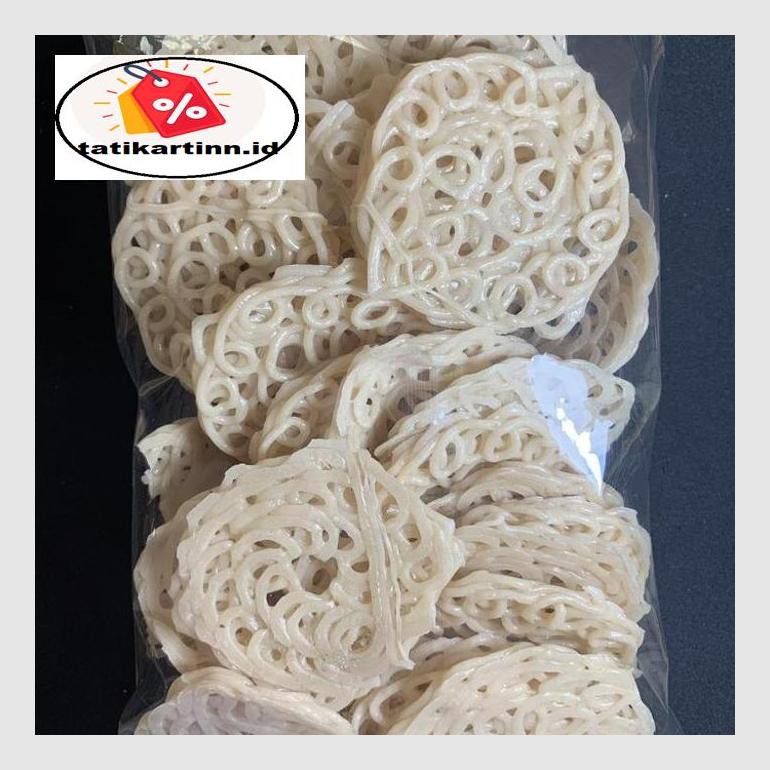 

S50Tat Kerupuk Putih Mentah 500Gr / Kerupuk Kaleng Mentah Atr05Ytt