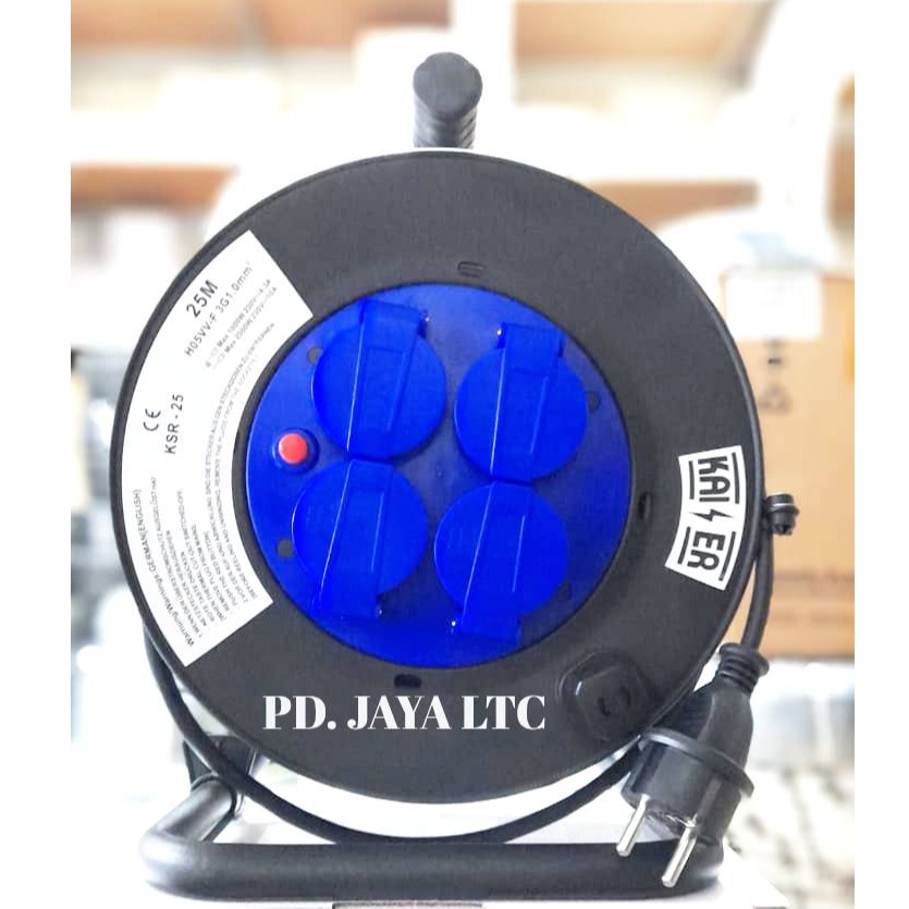 Kaiser Kabel Roll 25 Meter - Kabel Gulung 25 Meter - Kabel Ekstensi - Extention Cable