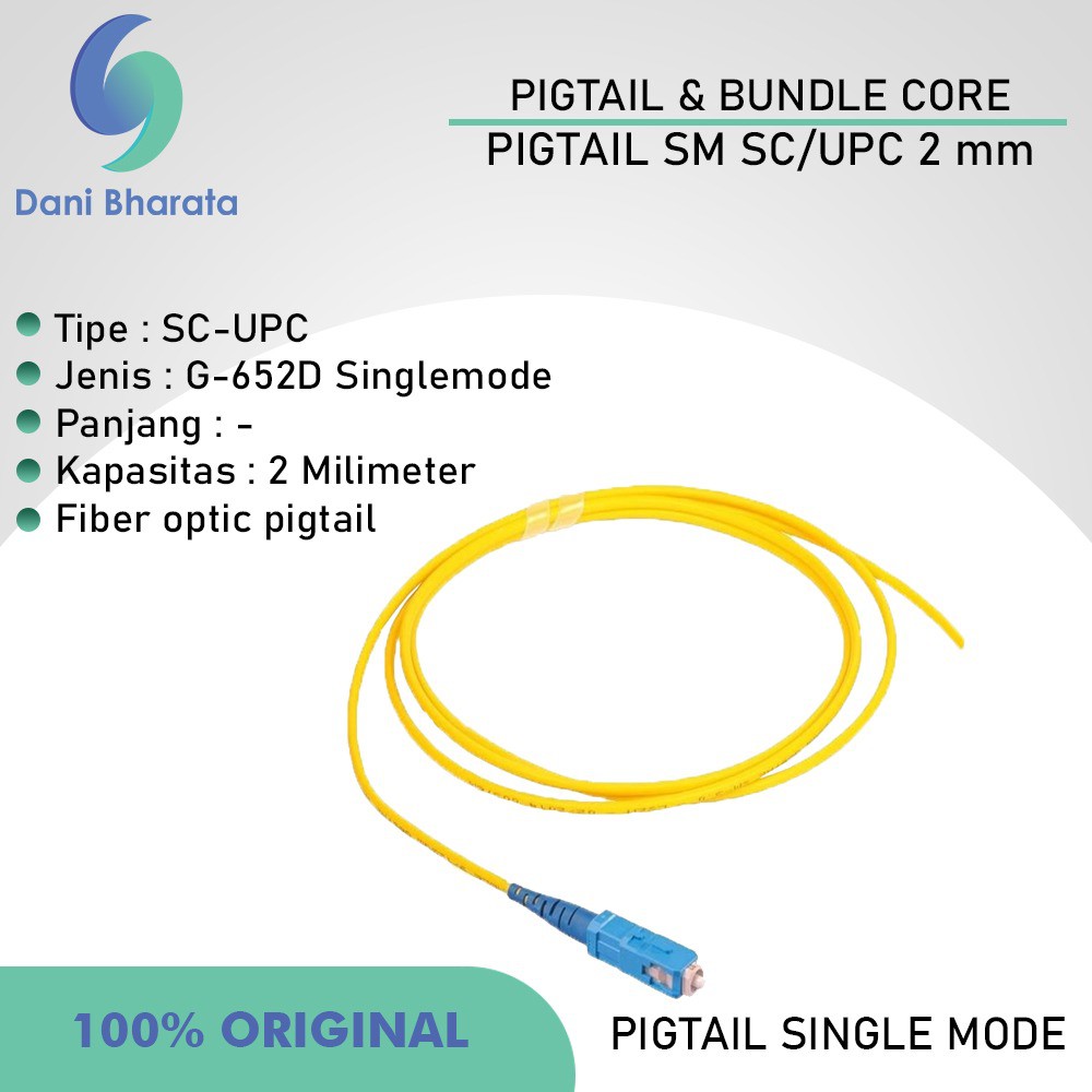 Pigtail SC-UPC 2mm SM No Brand