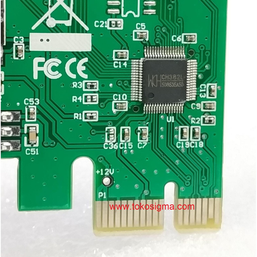 PCI EXPRESS 1X PARALLEL LPT PRINTER I/O DB-25 F CARD