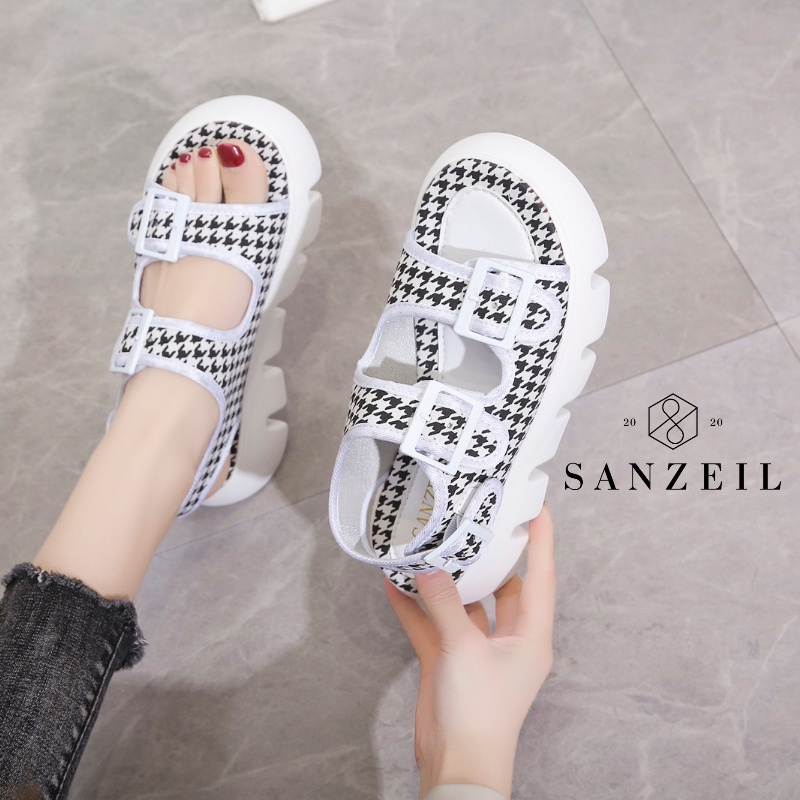 COD BAYAR DITEMPAT &gt;&gt;&gt; 0120 Sendal Wedges Tali Sendal Wanita