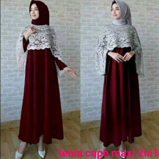 (Promo) Set Syari Polos Maxmara Lux Anayah Real Pic Haji Umroh Gamis Syari Hijab Syari Bahan Lembut