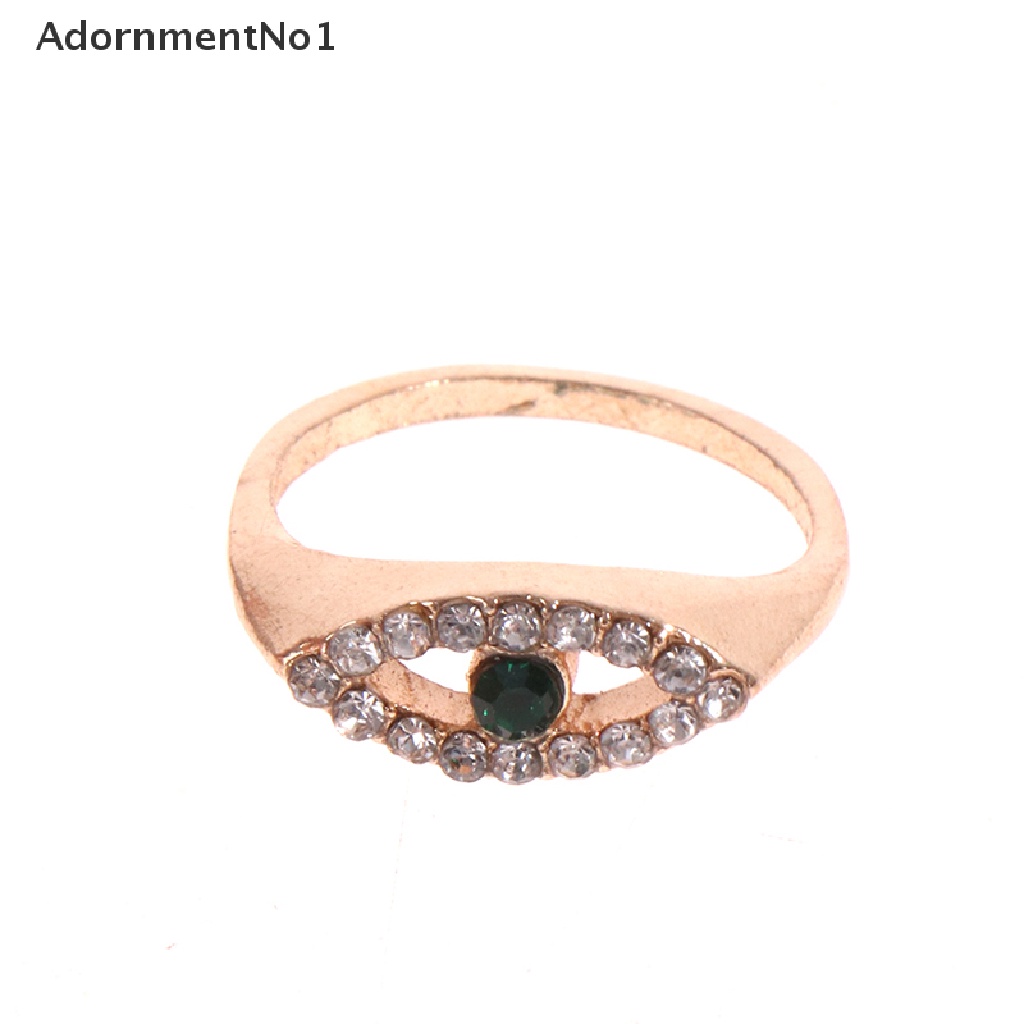 (AdornmentNo1) 6pcs / set Cincin Vintage Adjustable Bentuk Ular Aksen Kristal + Berlian Imitasi Untuk Wanita