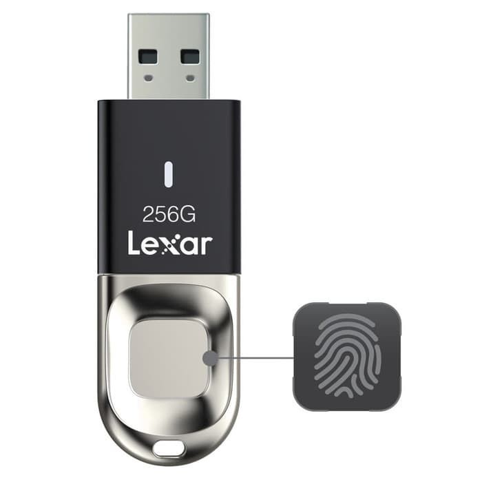 ORIGINAL LEXAR JUMPDRIVE FINGERPRINT F35 - 256GB FLASHDISK USB 3.0