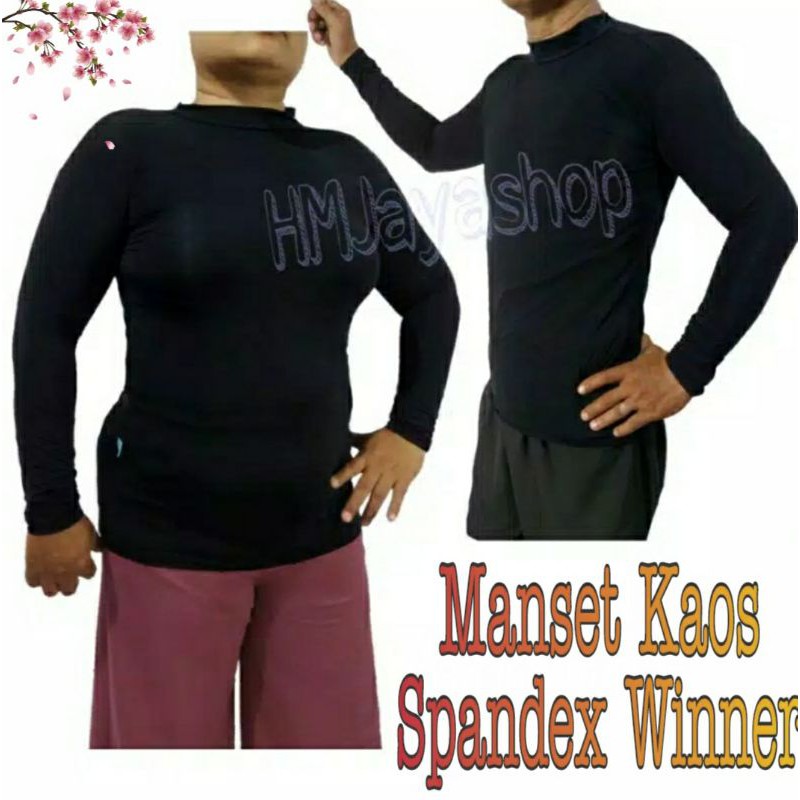 Manset Kaos Daleman Unisex Bahan Spandek Winner