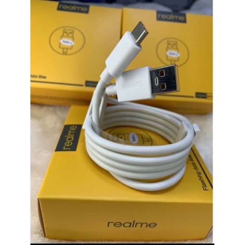 KABEL DATA REALME VOOC TYPE-C FAST CHARGING ORIGINAL 100%