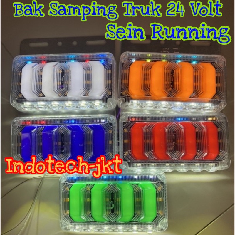 Lampu Bak Samping Truk 24 Volt Model Apollo