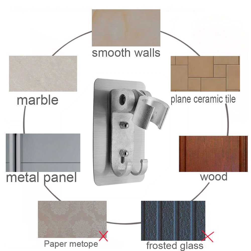 Gantungan Kepala Shower kamar Mandi Tempel Dinding Shower Holder