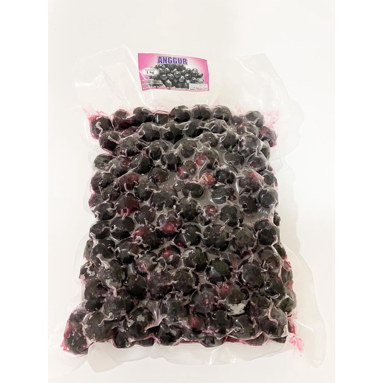 

Anggur Hitam Buah Beku Segar | Black Grape Fresh Frozen Fruit | IQF
