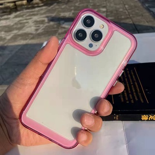 (2 Gen) Hard Case Silikon Transparan Untuk compatible for Iphone 13 Pro Max 12 11 Pro Max Xs Max Xr X 7 + 8 Plus