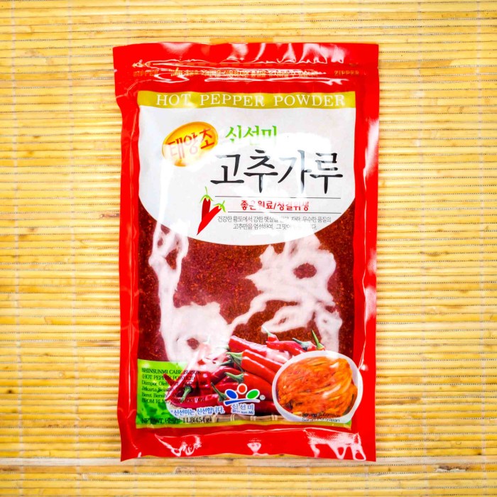 

Jual Gochugaru Hot Pepper Powder (Bubuk Kasar) Shinsunmi - Isi 454G