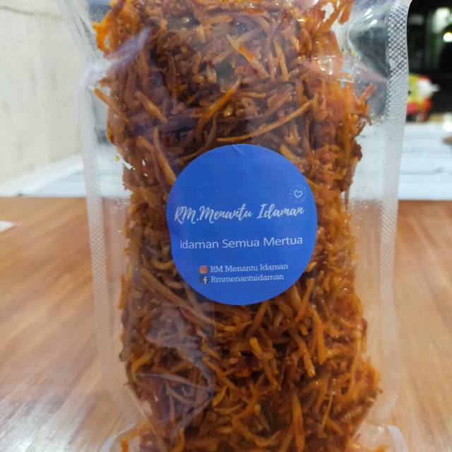 

Kriping singkong sambal balado kemasan besar