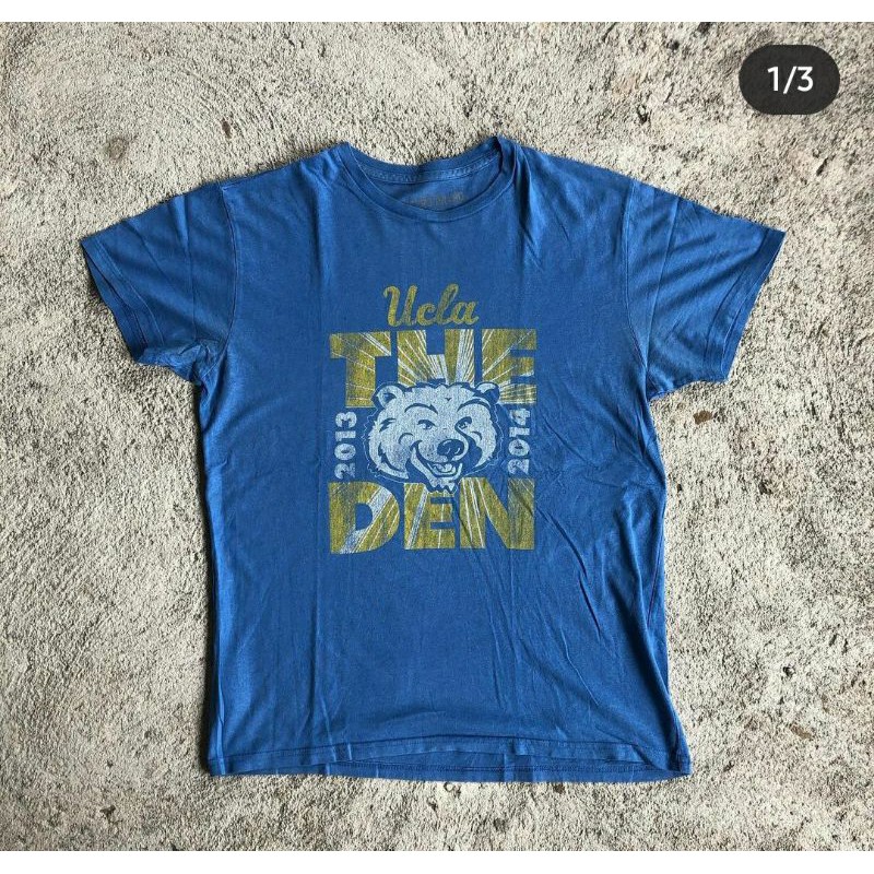 KAOS VINTAGE SECOND KAOS UNISEX UCLA PAKAIAN PRIA BAJU ATASAN