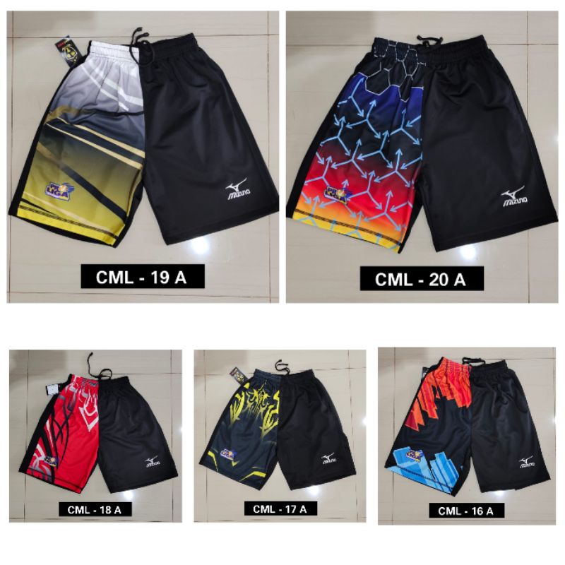 Celana voli full printing terbaru bahan tebal celana voli Proliga