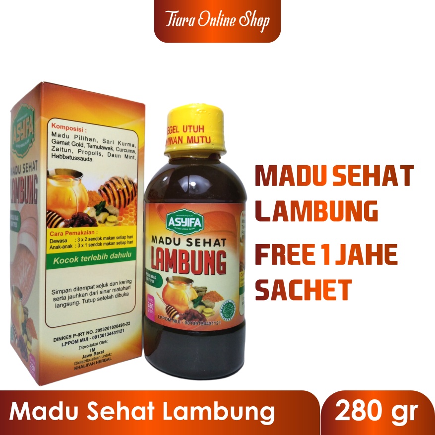 Madu Sehat Lambung Asyifa Asli Madu Lambung | Madu Maag | Lambung Sehat | Madu Gerd | Garansi Madu Asam Lambung | Madu Pencernaan Asyifa | Tukak Lambung | Madu Tyfus