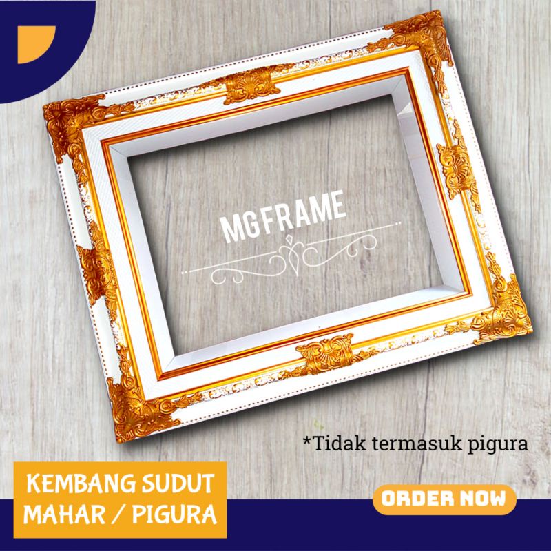 KEMBANG SUDUT/HIASAN BATANGAN FIBER/AKSESORIS BATANGAN per Set isi 8
