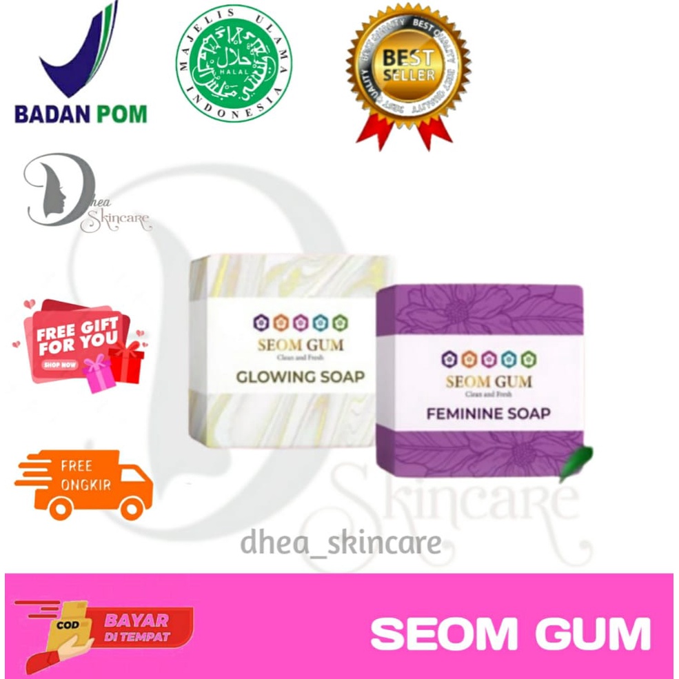 Seom Gum Glowing Soap & Feminine Soap BPOM