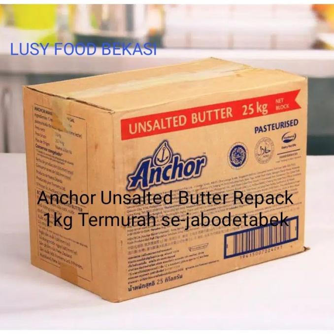 

READY COD anchor butter unsalted 1kg - SALTED