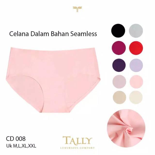 BEST SELLER ! CD Seamless Tally 008 Anti Jiplak Berbahan Nylon yang Lentur dan Adem serta Nyaman Dipakai Seharian - CD TANPA JAHITAN WANITA LEMBUT DAN HALUS -CELANA DALAM SEJUTA UMAT WANITA SEAMLESS- ARA98STORE