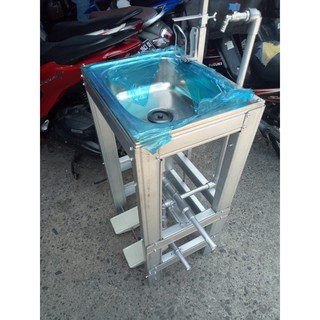 Wastafel Portable Injak Kaki Type A Stainless Steel Wastafel Portable Injak Kaki Type A Stainless Steel