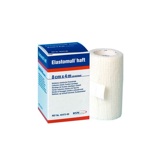 Elastomull haft perban elastis / Perban Fiksasi Elastis 8 CM X 4 M