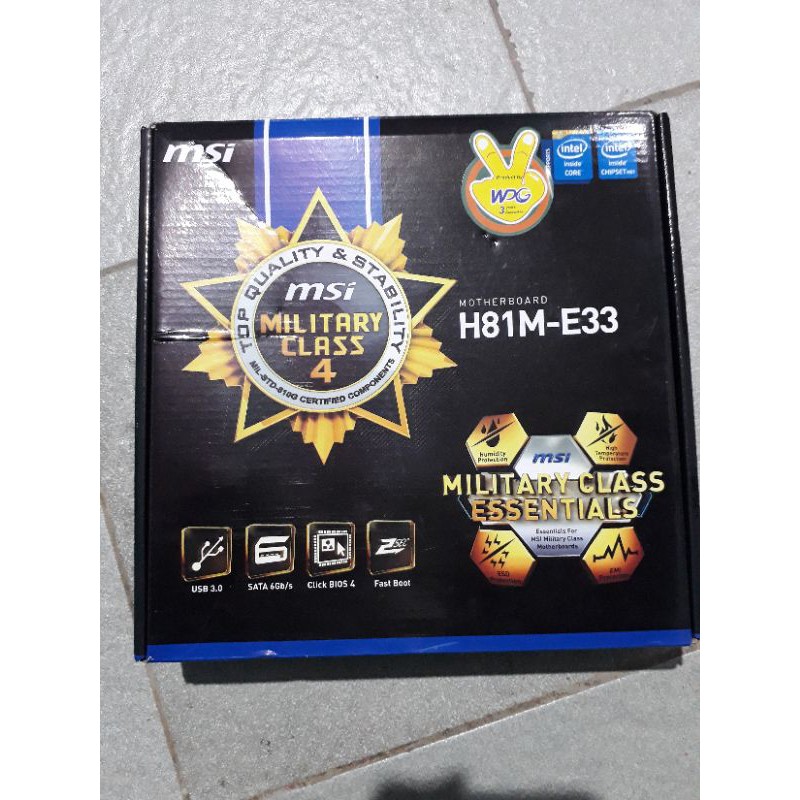 Motherboard MSI H81M-E33