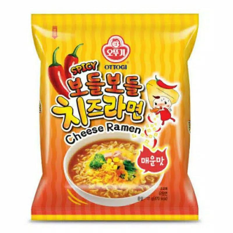 

Ottogi Mie Instan Korea Spicy Cheese Ramen 111gr